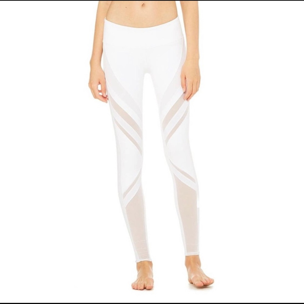 NWT Alo Yoga Epic Legging size S white brand new mint condition